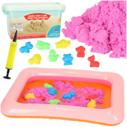 Aga Kinetic Sand in 1kg Eimer + 8 Formen