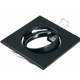 Deckenleuchte  GU10 71064 Quadratische Deckenstrahler Deckenleuchte Deckenlampe Deckenstrahler - schwarz - schwenkbar