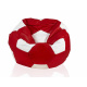 Aga Sitzsack Relaxationbag BALL XXXL Weiß - Rot