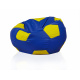 Aga Sitzsack Relaxationbag BALL XXXL Dunkelgelb - Blau