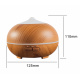 Aga Aroma Diffuser MRDI10-LBrown mit Led-Beleuchtung, Luftbefeuchter, Raumbefeuchter Hellbraun