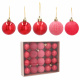 Aga Weihnachtskugeln MIX 4cm 20 Stück Rot