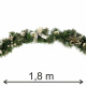 Aga Weihnachtsgirlande mit Weihnachtselementen 180cm Gold