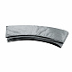 Aga SPORT EXCLUSIVE Trampolin 305 cm 10 ft Grau, Kindertrampolin, Gartentrampolin mit Sicherheitsnetz + Sicherheitsnetz + Leiter