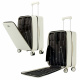 Aga Travel Handgepäck, Reisekoffer MR4674 Weiß, Hartschale, TSA, 4 Rollen, Teleskopgriff