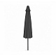 Linder Exclusiv Sonnenschirm, Gartenschirm 400 cm Dunkelgrau