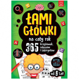 Aksjomat Łamigłówki na cały rok. 365 krzyżówek, rebusów i labiryntów KS1084 uniwersalny