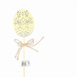 Jajko drewniane na piku wielkanocne