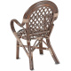 Aga Rattan-Garnitur PAPIO Choco Weiß