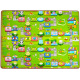 Aga4Kids Kinder Spielmatte 150x180 cm MR105  Krabbelmatte, Spielmatte doppelseitig, Spielunterlage ,Spielteppich, Spielteppich für Kinder