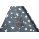 Aga4Kids Kinder Teepee Zelt Sterne Dunkelblau