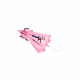 Aga Kinderschirm, Regenschirm, 50 cm Rosa, Klappschirm mit Automatik-Öffnung, Stockschirm