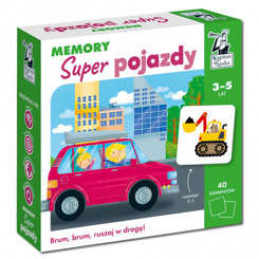 Kapitan Nauka gra Memory Super pojazdy GR0638 uniwersalny