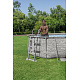 Basen stelażowy Power Steel Swim Vista z oknem 427x250x100 14x8FT BESTWAY 7w1