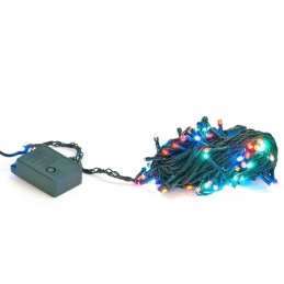 E10B2 LAMPKI CHOINKOWE RGB 100LED 10M E10B2 LAMPKI CHOINKOWE RGB 100LED 10M