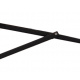 Linder Exclusiv Sonnenschirm, Gartenschirm Ø 250 cm,mit Kurbel, Dunkelgrau