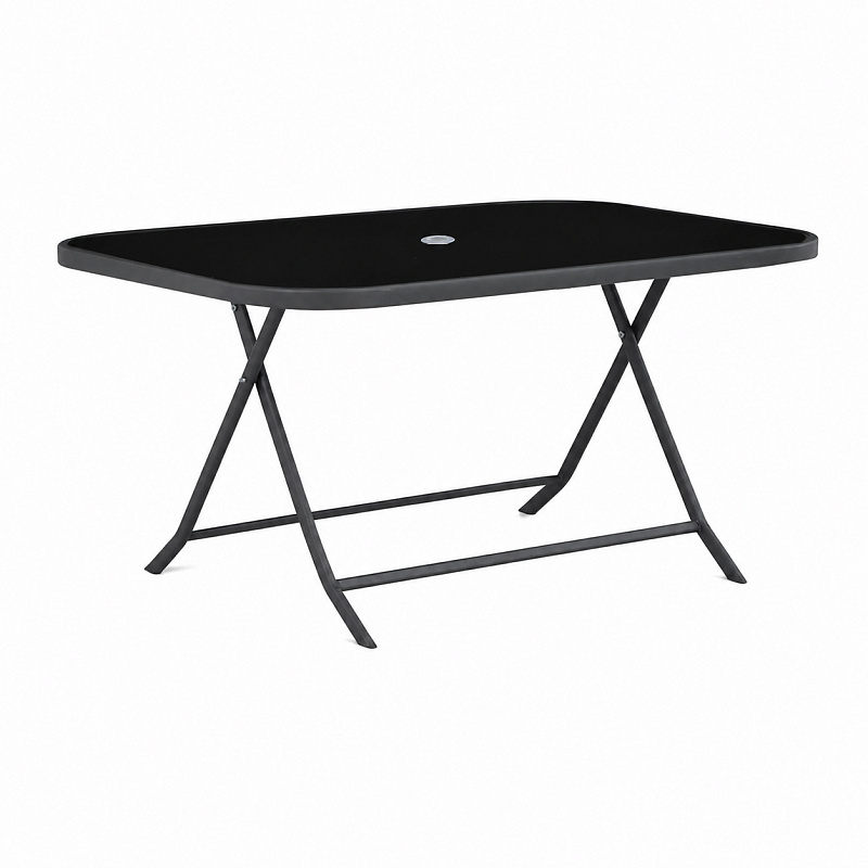 Aga Gartentisch mit Glasplatte für 2-3 Personen  BISTRO MR4358A 140x85x70 cm