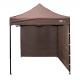 Aga Pavillon, Pop-up-Pavillon, Partyzelte, Faltpavillon  3x3m Braun