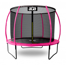 Aga SPORT EXCLUSIVE Trampolin mit Sicherheitsnetz 180 cm 6 ft Rosa