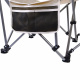 Aga Klappbarer Angelstuhl mit Fußstütze DS717 Beige