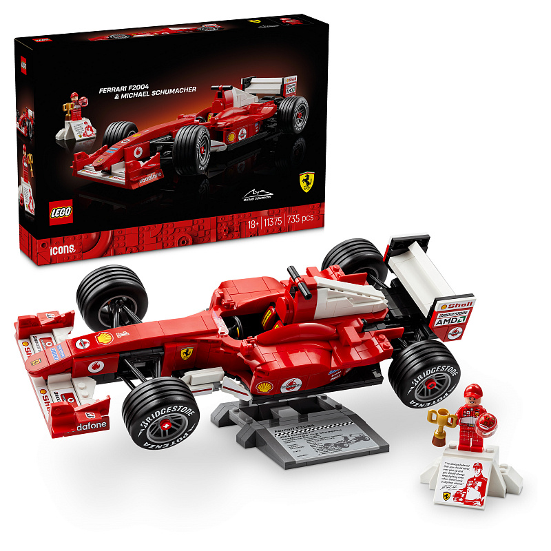 LEGO® Icons 11375 Ferrari F2004 und Michael Schumacher