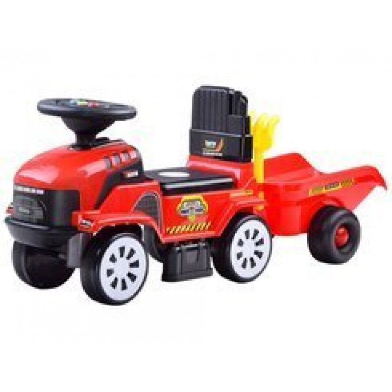 TRAKTOR Scooter mit Anhänger ZA3746 - Rot