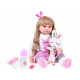Große süße Stoffpuppe 55cm + Zubehör ZA4387 universal