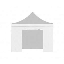 Aga Seitenwand mit Tür PARTY 3x3 m Weiß