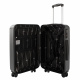 Aga Travel Aga Travel Kofferset, Reisekofferset , Hartschalenkoffer, Doppeltragegriff mit Zahlenschloss, Trolley Reisekoffer 3tgl 4 Rollen  MR4667 Dunkelgrau