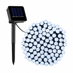 Linder Exclusiv Solar-Lichterkette 150 LED Kaltweiß 2DAZ715 - 2. QUALITÄT