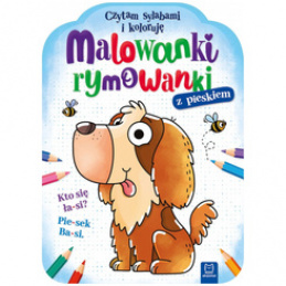 Aksjomat Malowanki rymowanki z pieskiem. Czytam sylabami i koloruję KS1092 uniwersalny