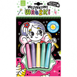 Aksjomat Welurkowe wróżki. Dotykaj i koloruj KS1152 uniwersalny
