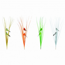 Ptaszki na piku z trawą wielkanocne mix wzorów