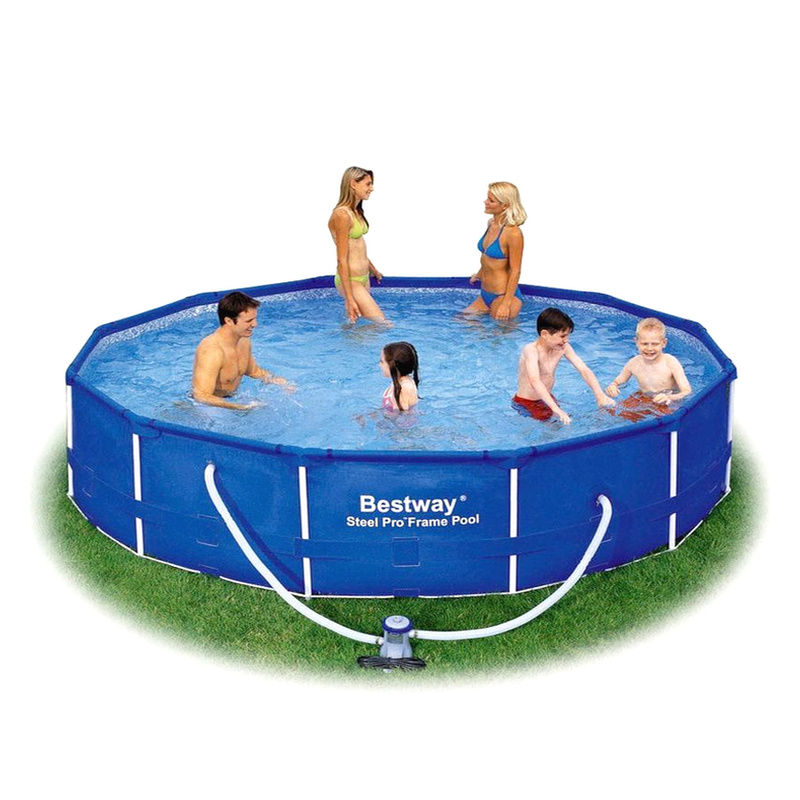 Bestway Steel Pro Frame 4,57 x 0,91 m 56066 + Kartuschenfilterung