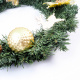 Aga Weihnachtskranz 40 cm Gold