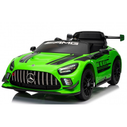 Mercedes GT3 Evo ZIELONY Miękkie koła Eva, miękki fotelik Licencja Akumulator litowo-jonowy Mercedes GT3 Evo ZIELONY Miękkie koła Eva, miękki fotelik Licencja Akumulator litowo-jonowy