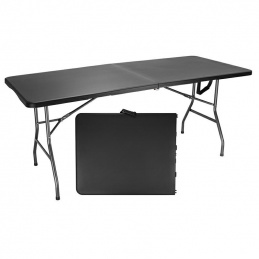 O9D STÓŁ ROZKŁADANY CATERINGOWY 180CM     CZARNY