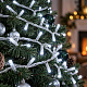 Linder Exclusiv Weihnachtskette 96 LED Kaltweiß