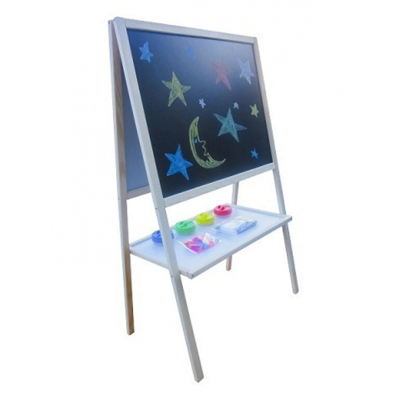 Aga4Kids Doppelseitige Kindertafel TK3 Weiss