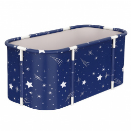 Aga Tragbare Badewanne, faltbare Badewanne für Erwachsene, drinnen und draußen, heißes Spa, Eisbad, 120 x 60 x 50 cm, Dunkelblau Aga Tragbare Badewanne, faltbare Badewanne für Erwachsene, drinnen und draußen, heißes Spa, Eisbad, 120 x 60 x 50 cm, Dunkelblau