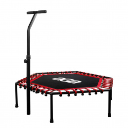 Aga FITNESS Trampolin 130 cm Rot + Griff