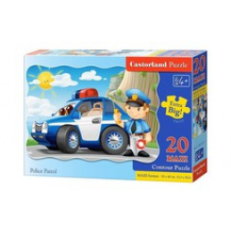 CASTORLAND puzzle 20 MAXI Teile - Polizeistreife