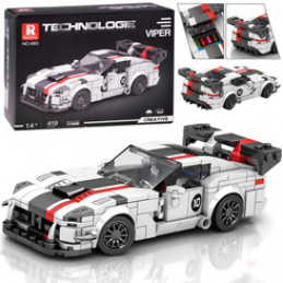 Klocki techniczne Supersportowe auto BIAŁY VIPER spojler 419-ele ZA5784 uniwersalny