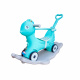 Aga4Kids Kunststoff-Schaukelpferd 2-in-1 DS3803 Blau