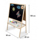 Aga4Kids Doppelseitige Kindertafel 2in1 MBUSY 100 cm