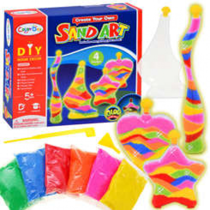 Bild in der Flasche Farbiger Sand Zum Selbermachen ZA1517