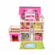 Aga4Kids Puppenhaus mit LED-Beleuchtung Gabriella