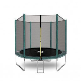 Aga SPORT TOP Trampolin,Kindertrampolin mit Sicherheitsnetz 250 cm Dunkelgrün