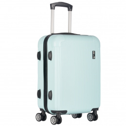 Aga Travel Hartschalen-Koffer Rollkoffer Reisekoffer Gepäck ABS Material mit Code Schloss und 4 Rollen MR4663 Mint