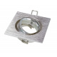 Quadratischer Deckenstrahler 71017 ALU Deckenleuchte Deckenlampe Deckenstrahler silber EXCLUSIVE